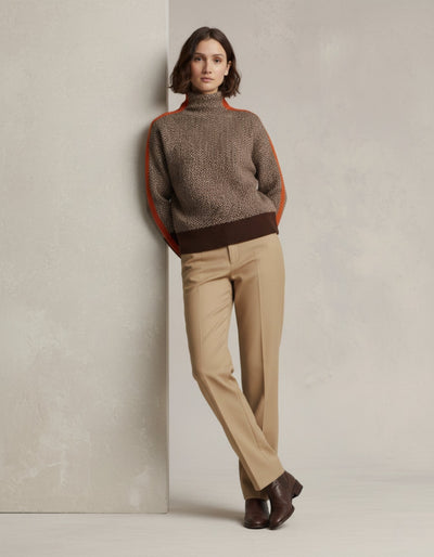 Dolcevita a Spina di Pesce in Lana