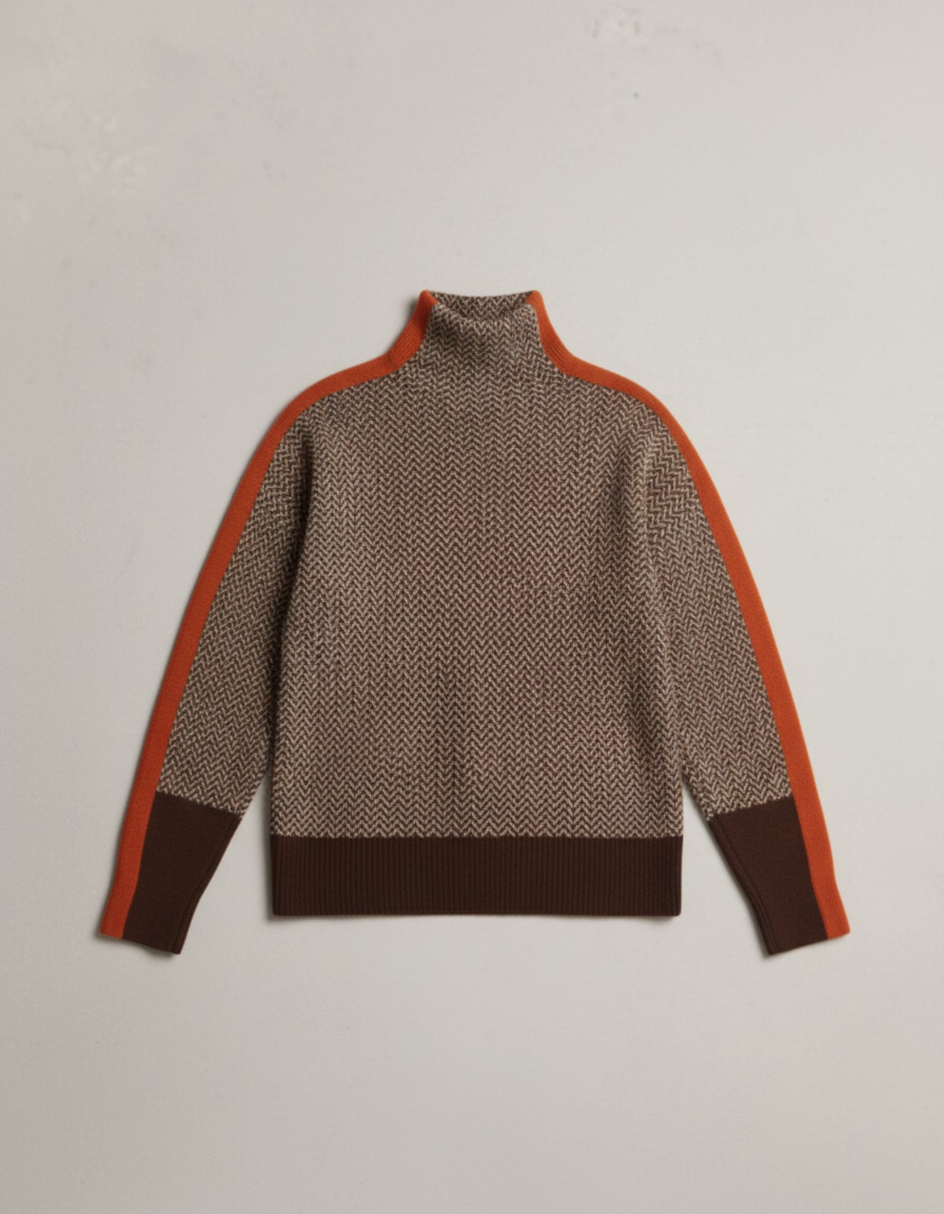 Dolcevita a Spina di Pesce in Lana