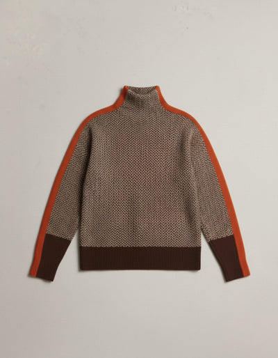 Dolcevita a Spina di Pesce in Lana