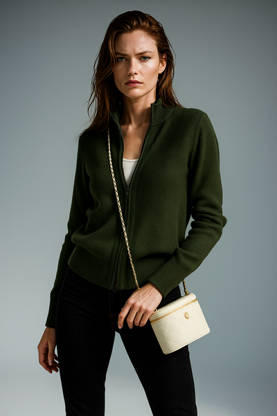 Giulia Ferrandi – Cardigan in Lana con Zip