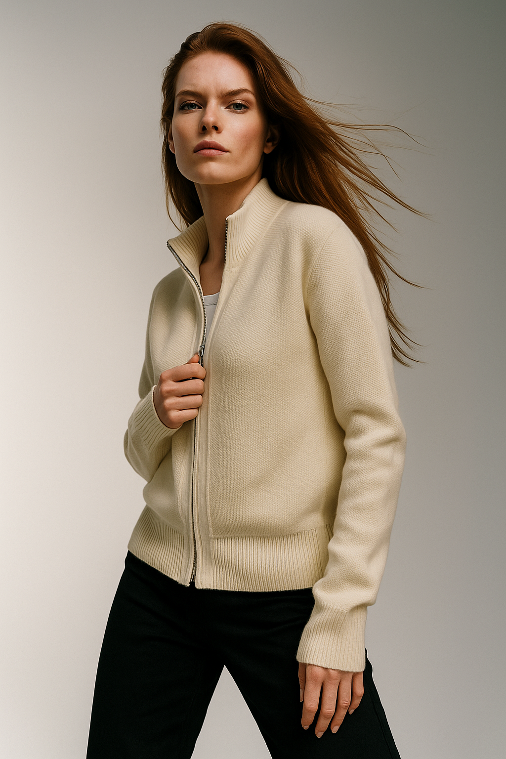 Giulia Ferrandi – Cardigan in Lana con Zip