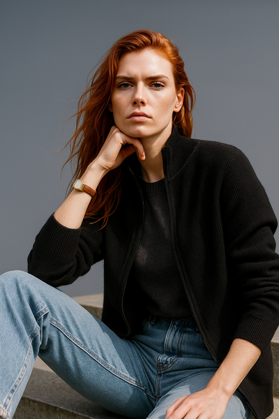 Giulia Ferrandi – Cardigan in Lana con Zip