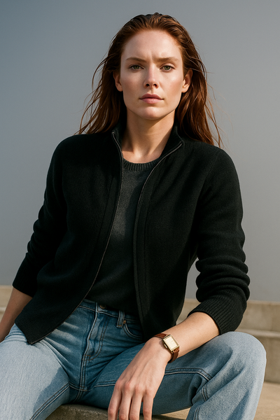 Giulia Ferrandi – Cardigan in Lana con Zip