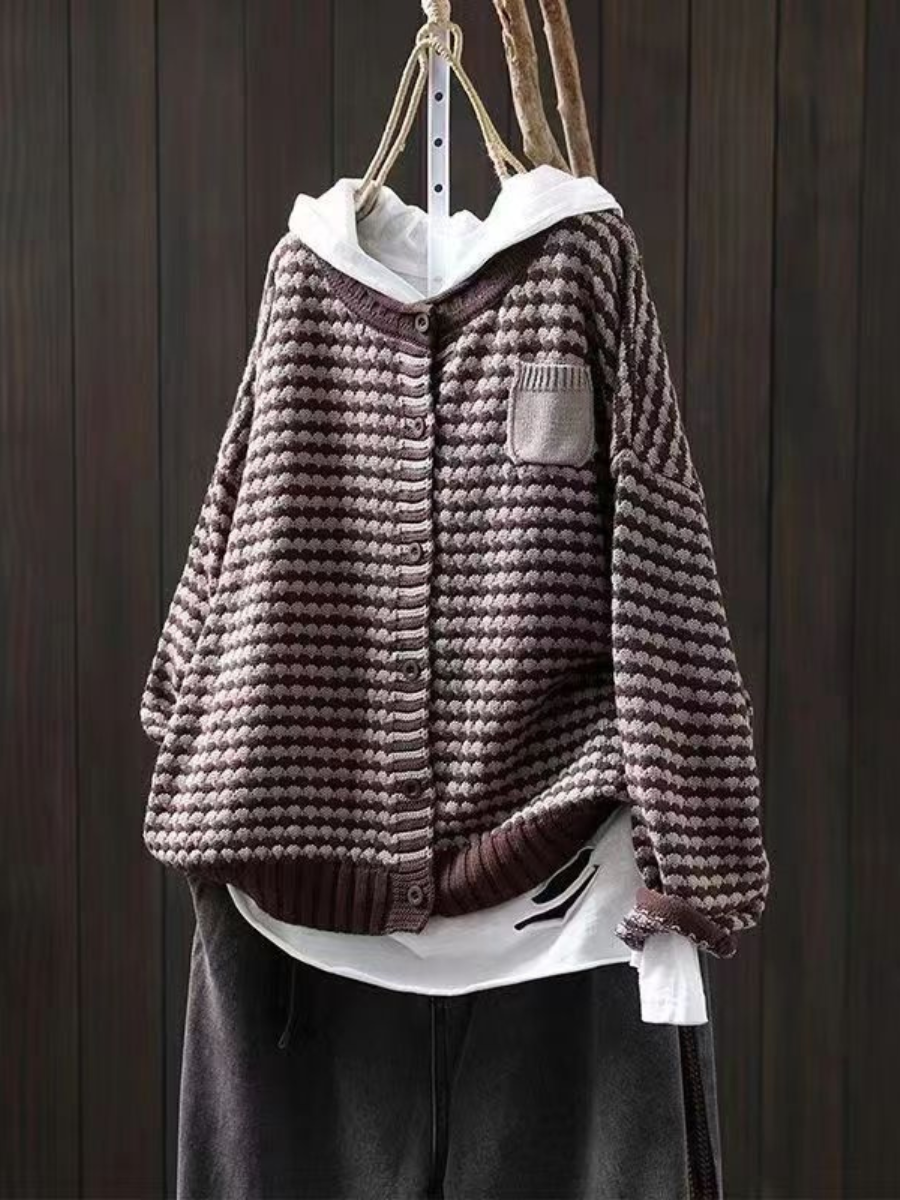 SELIORA | CARDIGAN IN MAGLIA TEXTURIZZATA