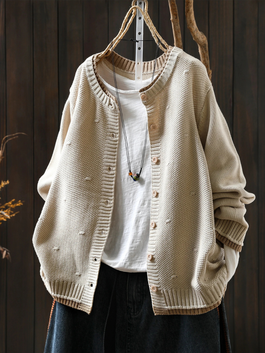 THE ISOLDE | CARDIGAN TEXTURIZZATO