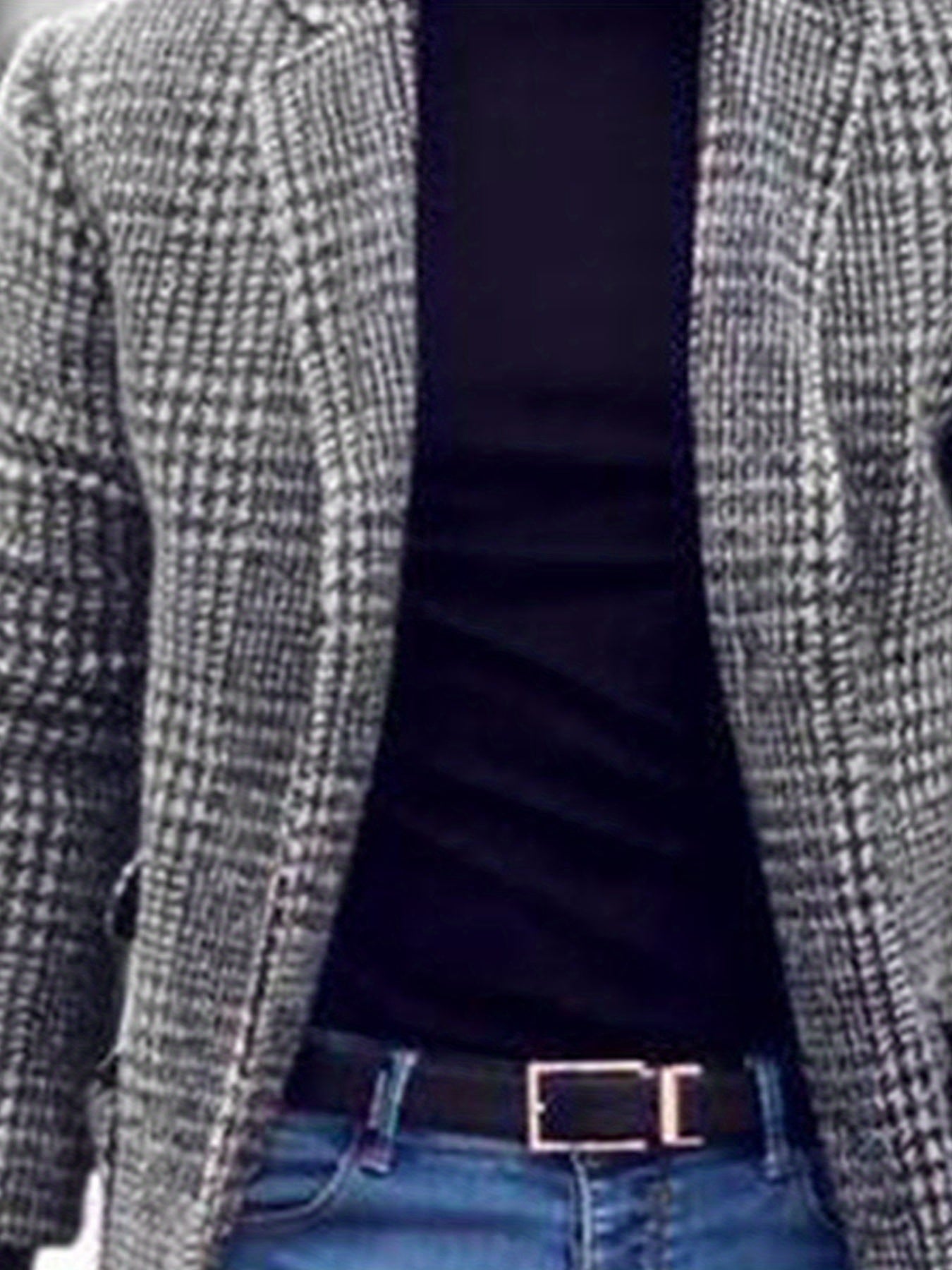 Adrien | Cappotto lungo a quadri