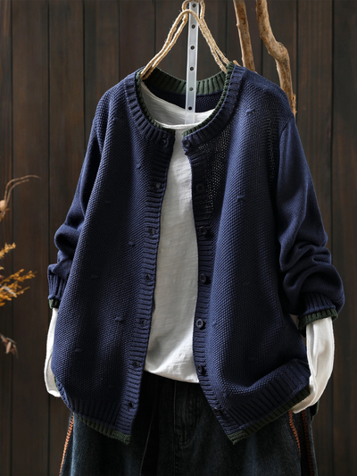 THE ISOLDE | CARDIGAN TEXTURIZZATO