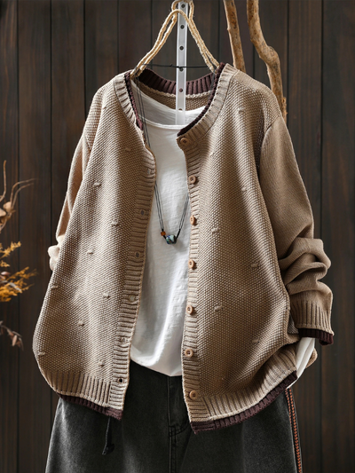 THE ISOLDE | CARDIGAN TEXTURIZZATO