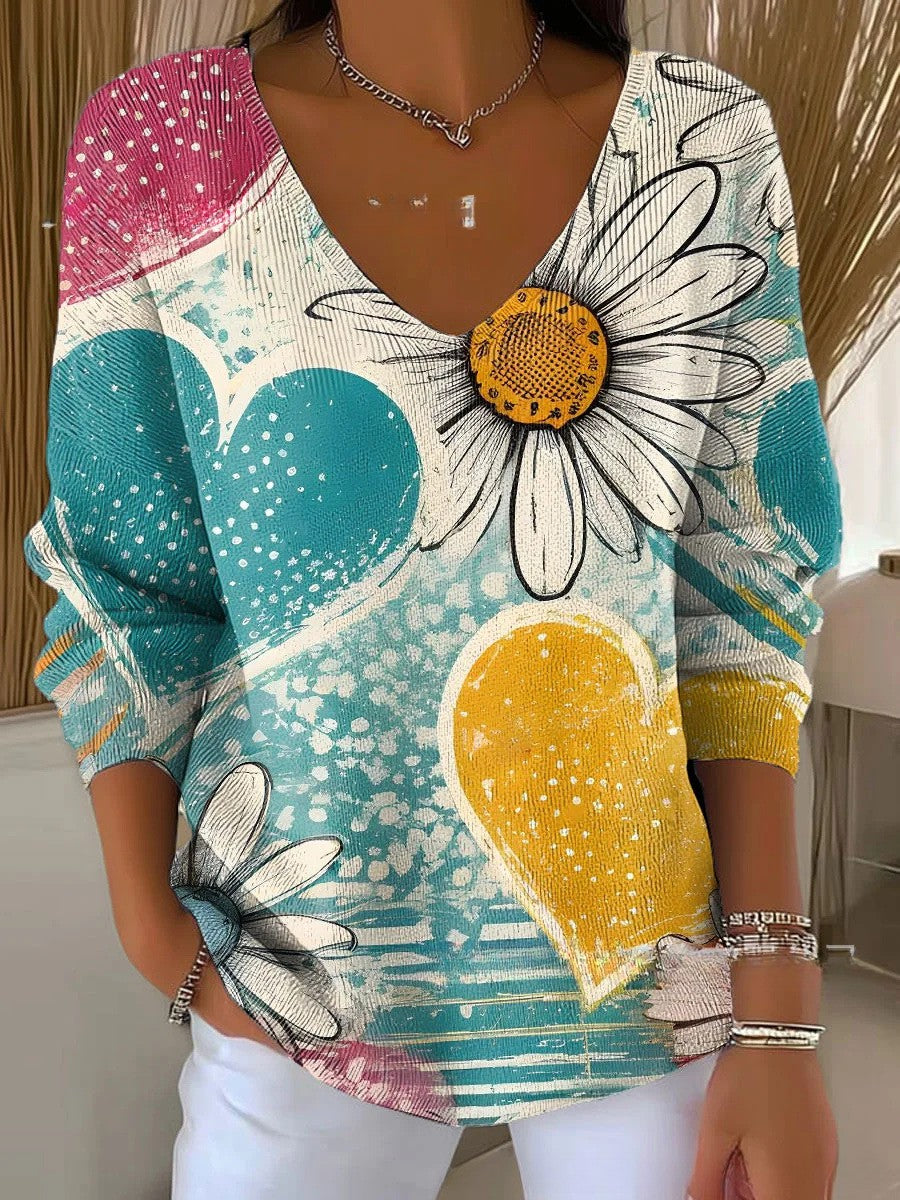 HELENE™ | Maglione con scollo a V