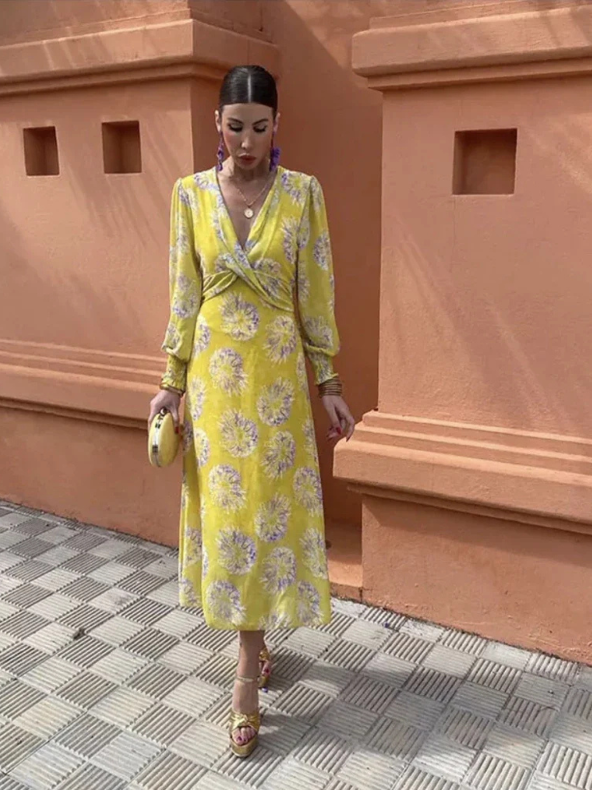 Marisella™ | Abito Midi Floreale