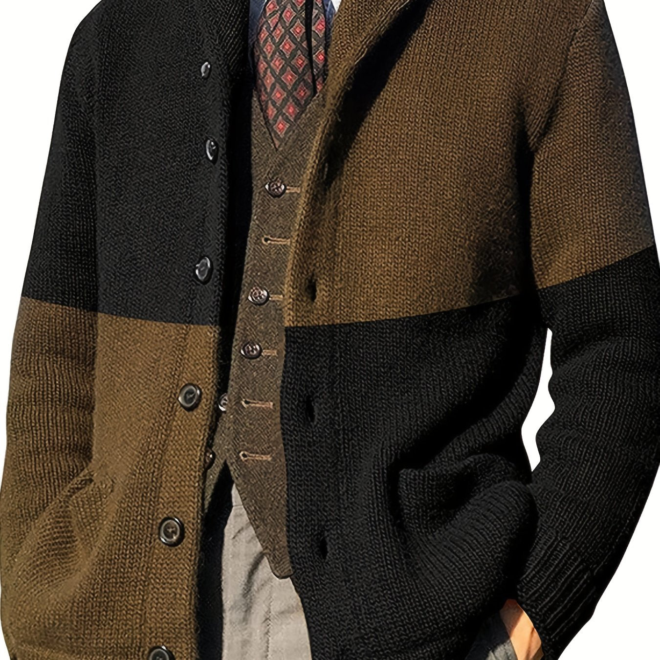 Bastien | Giacca in maglia con bottoni