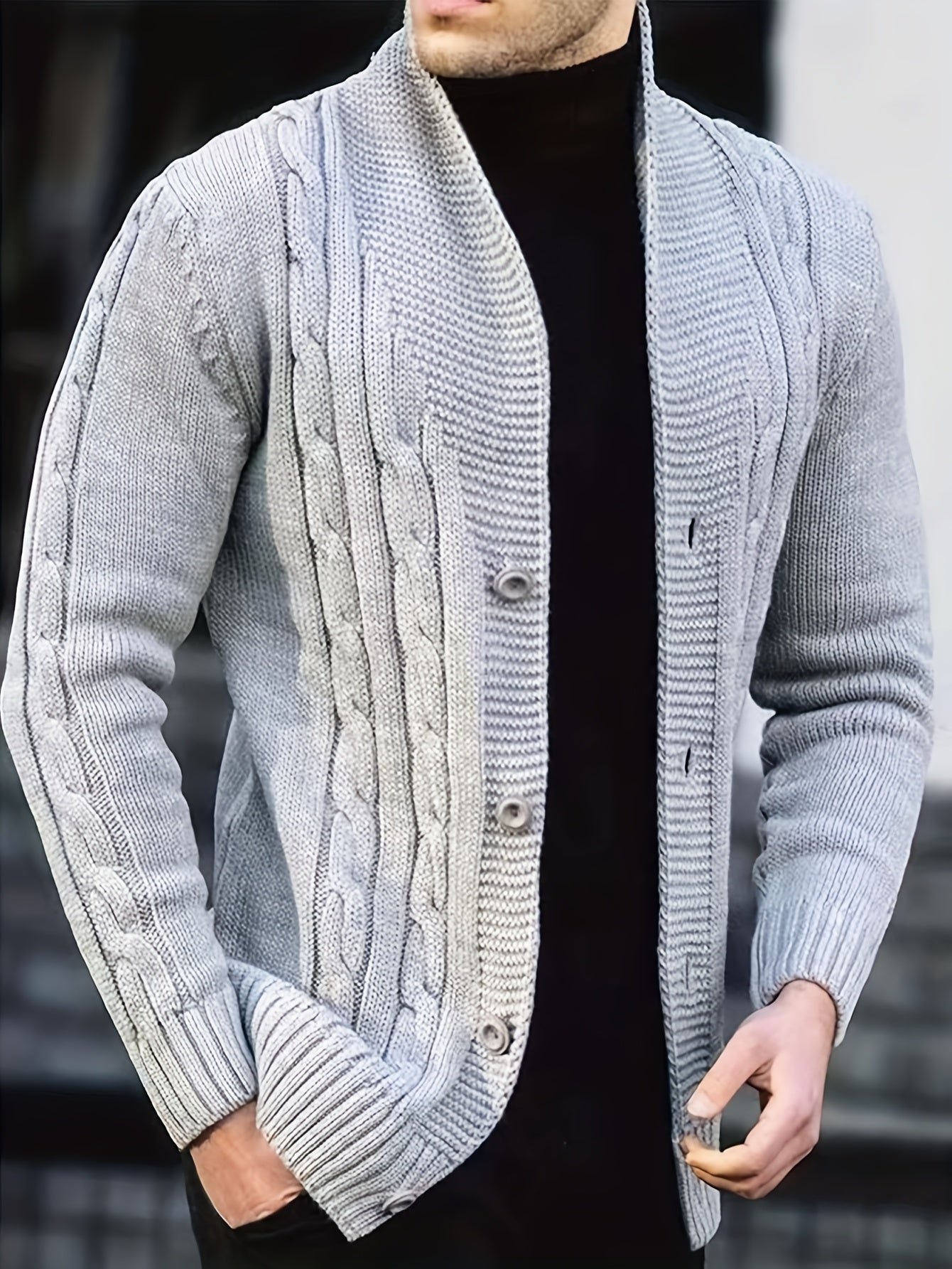 Léonard | Cardigan con bottoni in maglia