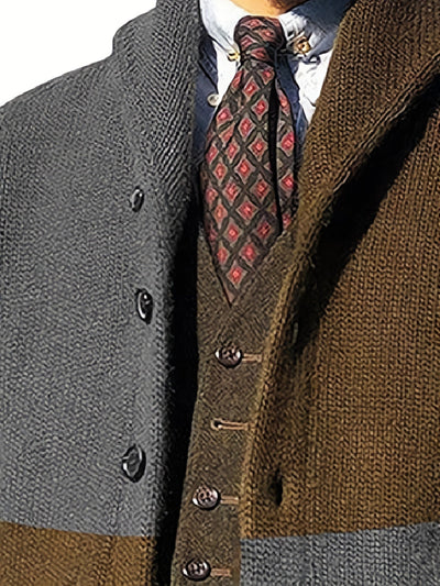 Bastien | Giacca in maglia con bottoni