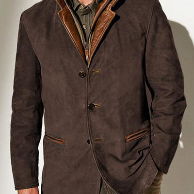 Henri | Giacca in suede da uomo