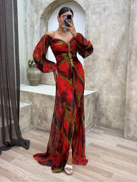 Gisselle | Abito Elegante con Scollatura a V