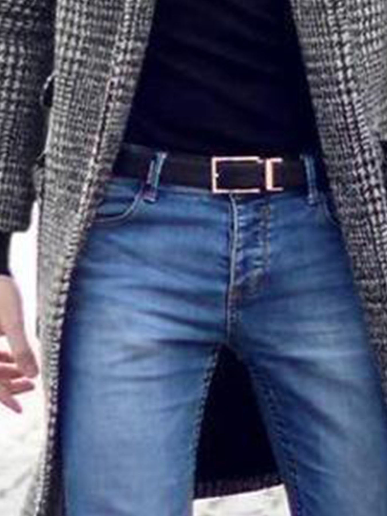 Adrien | Cappotto lungo a quadri