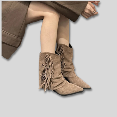 Solange - Stivali Cowboy in Suede