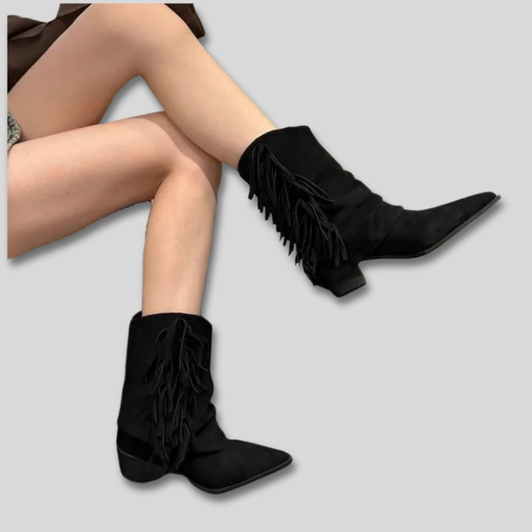 Solange - Stivali Cowboy in Suede