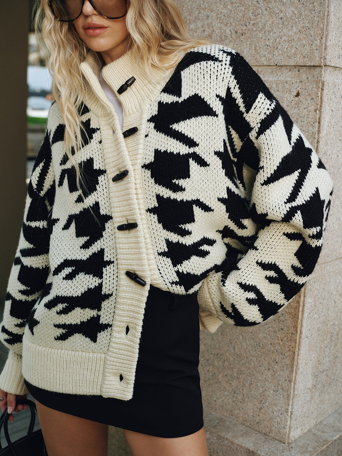 Cardigan Milano Pied-de-Poule