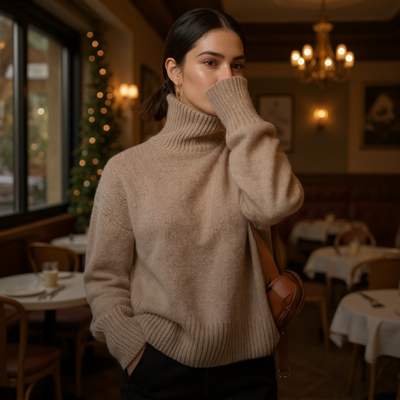 Linea Cashmere - Maglione a collo alto