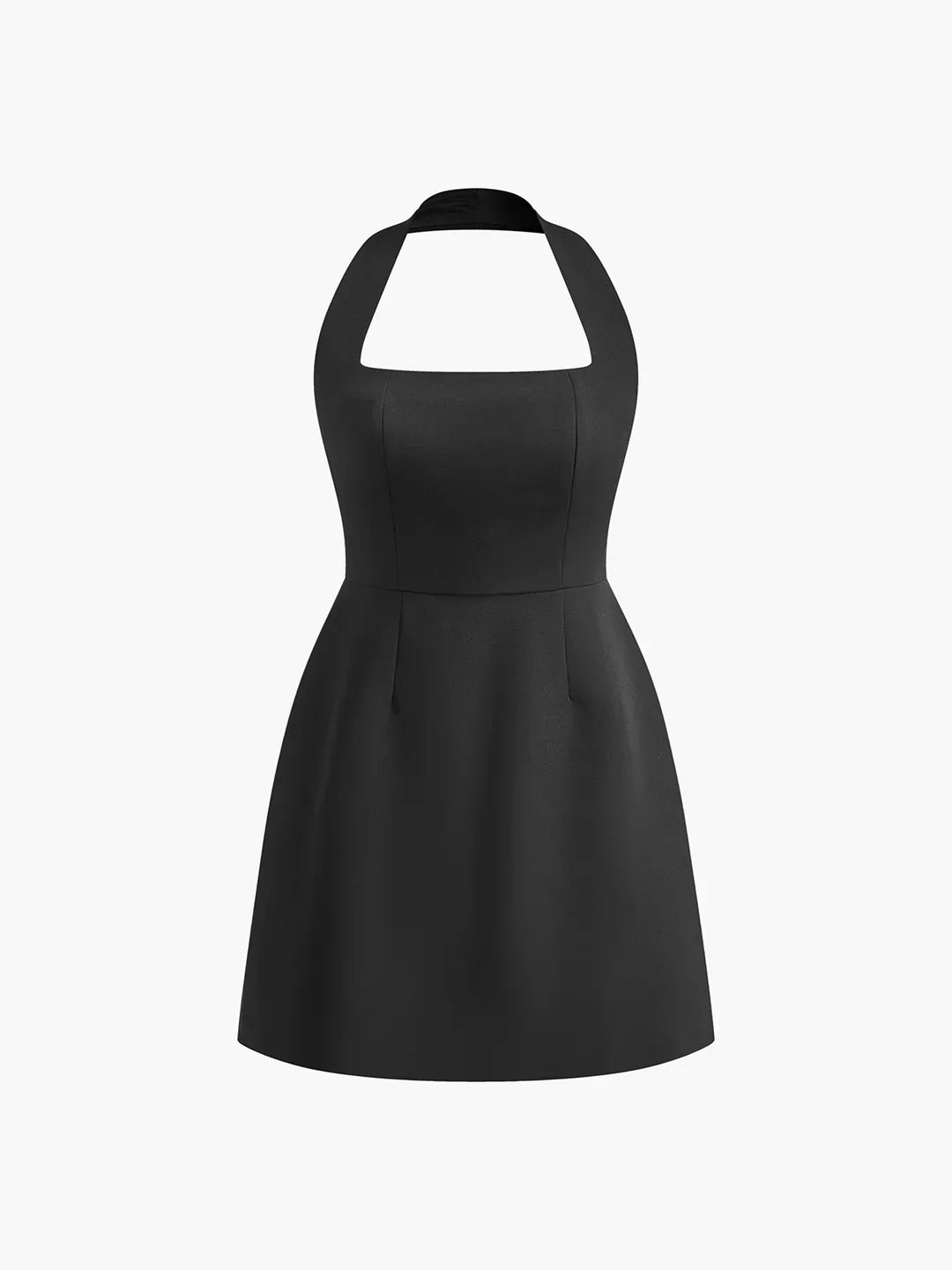 Abito Elegante Slim-fit con Collo Halter