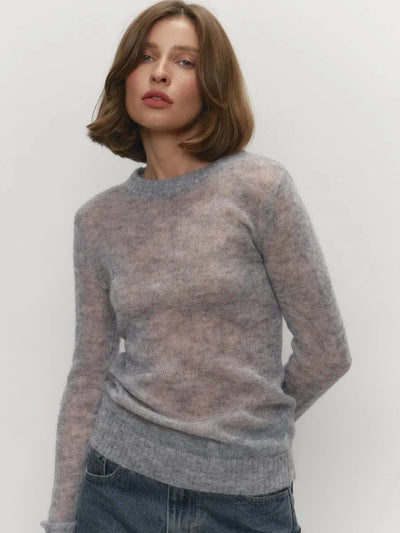 Fenra Maglia Girocollo in Mohair
