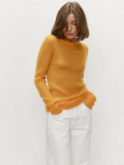 Fenra Maglia Girocollo in Mohair