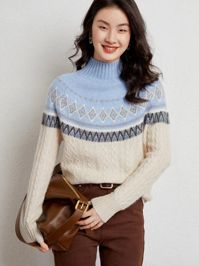 Maglione Northshore Jacquard Nordico