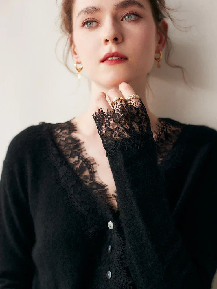 Aurora Cardigan in Pizzo