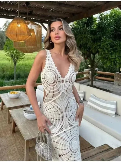 Liselotte™ | Abito Maxi con Scollatura a V