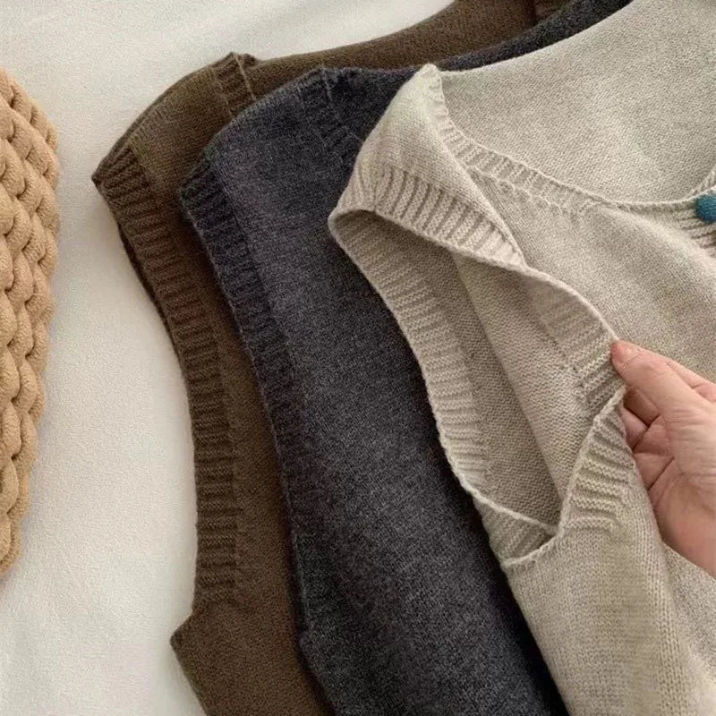 THE MARIBEL | VESTE IN MAGLIA CON BOTTONI COLORATI