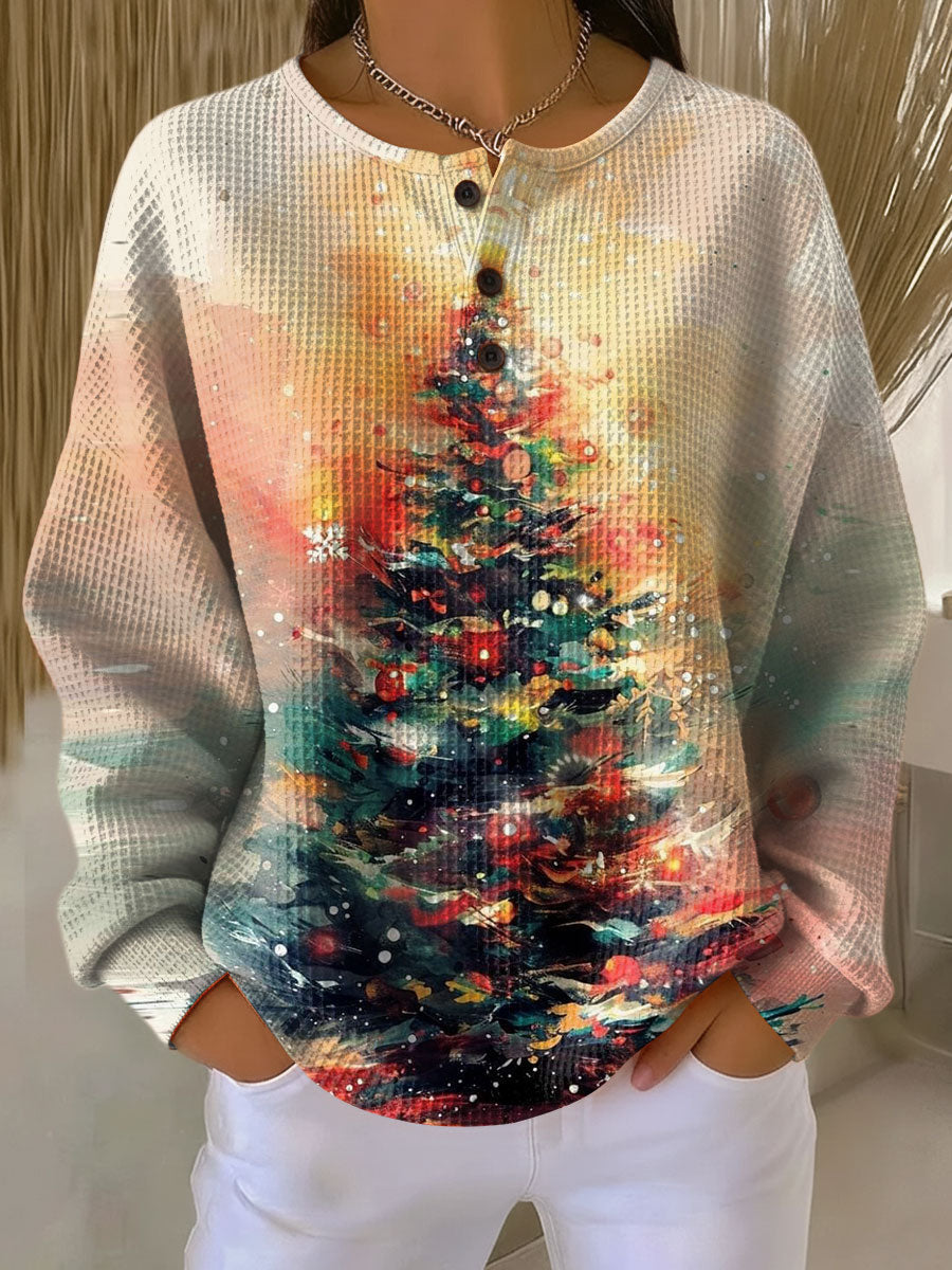 Ella | Maglione con Albero di Natale e Hygge