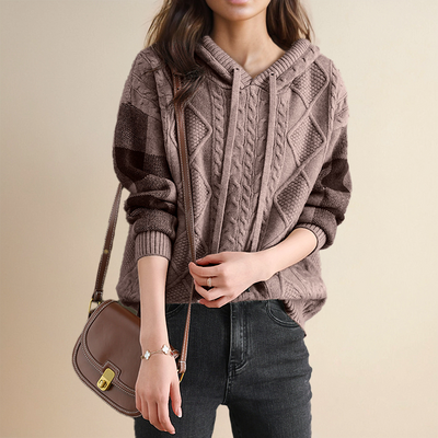 Leonie | Maglione con Cappuccio Jacquard