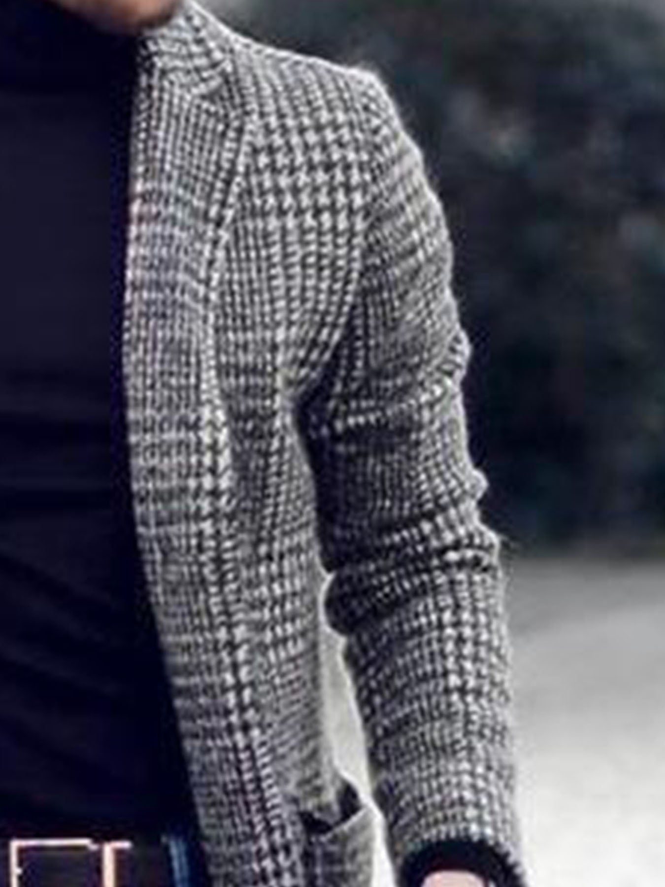 Adrien | Cappotto lungo a quadri