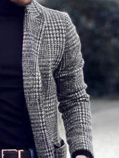 Adrien | Cappotto lungo a quadri