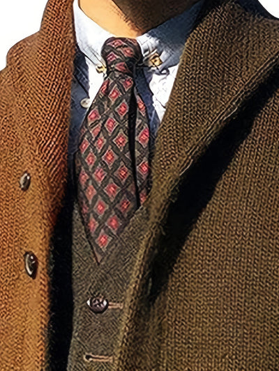 Bastien | Giacca in maglia con bottoni