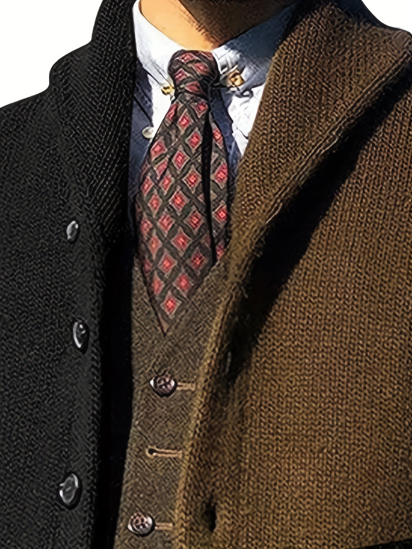 Bastien | Giacca in maglia con bottoni